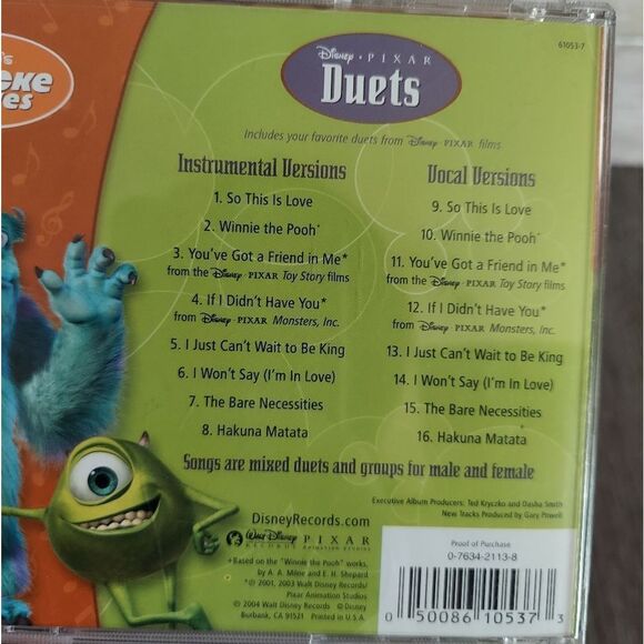 Disney's Karaoke Series - Duets - Picture 3 of 4